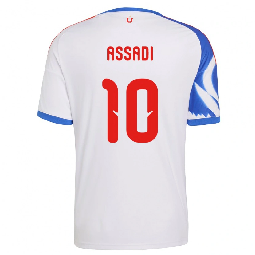 Danxen Women Lucas Assadi #10 White Navy Blue Away Jersey 2026/27 T-Shirt