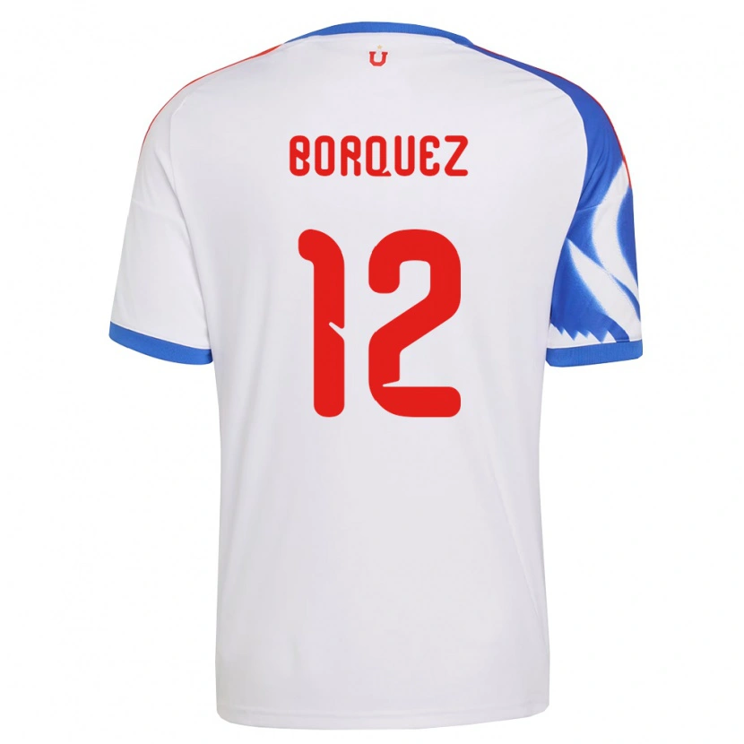 Danxen Women Gabriela Bórquez #12 White Navy Blue Away Jersey 2026/27 T-Shirt