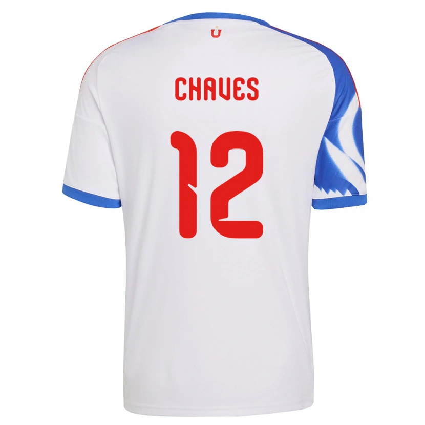 Danxen Women Abigail Chaves #12 White Navy Blue Away Jersey 2026/27 T-Shirt