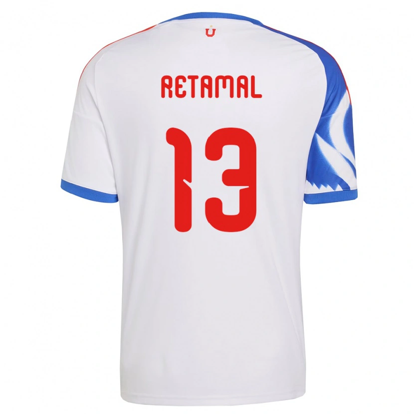 Danxen Women David Retamal #13 White Navy Blue Away Jersey 2026/27 T-Shirt