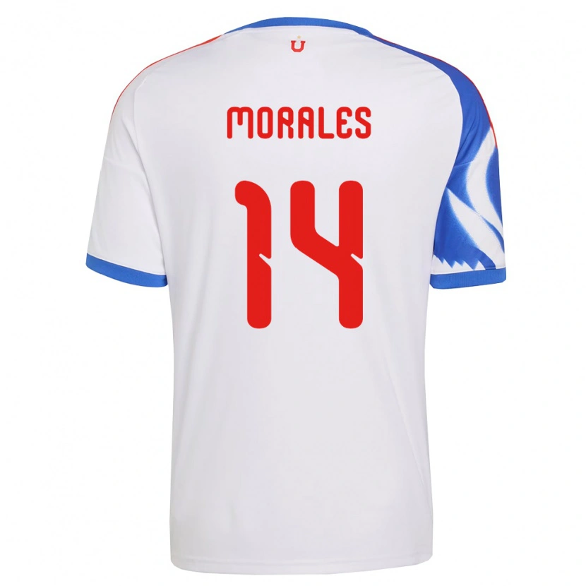 Danxen Women Marcelo Morales #14 White Navy Blue Away Jersey 2026/27 T-Shirt