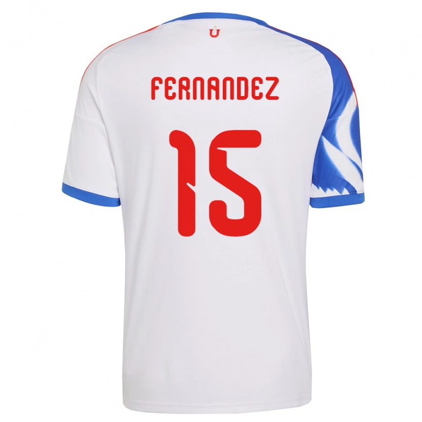 Danxen Women Vicente Fernández #15 White Navy Blue Away Jersey 2026/27 T-Shirt