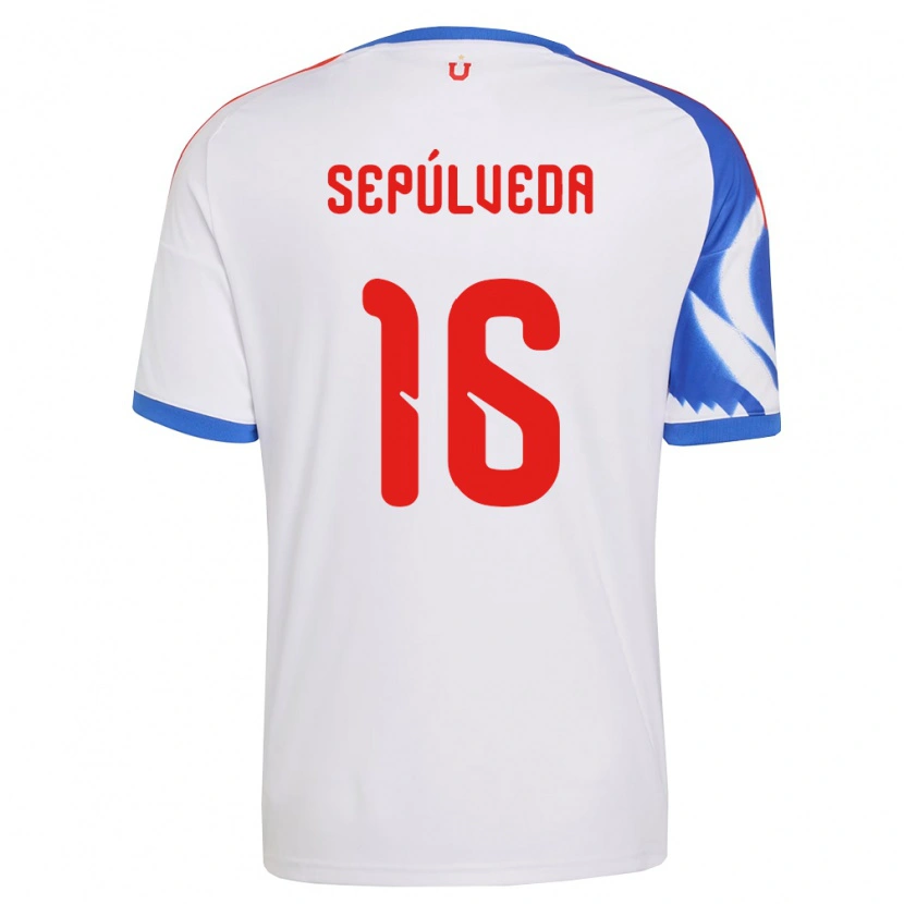 Danxen Women Matías Sepúlveda #16 White Navy Blue Away Jersey 2026/27 T-Shirt