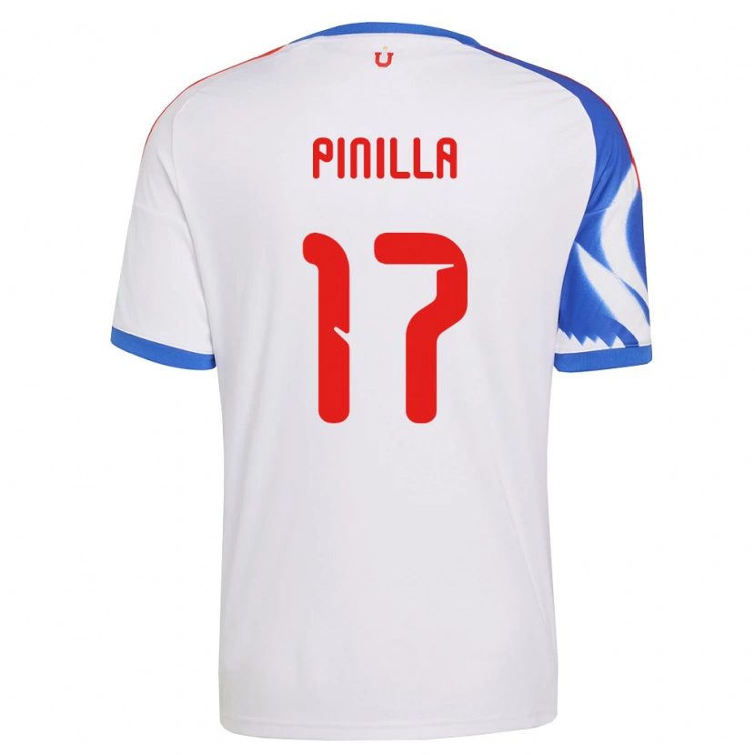 Danxen Women Fernanda Pinilla #17 White Navy Blue Away Jersey 2026/27 T-Shirt