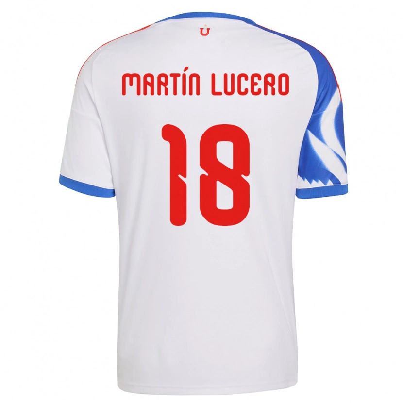 Danxen Women Juan Martín Lucero #18 White Navy Blue Away Jersey 2026/27 T-Shirt