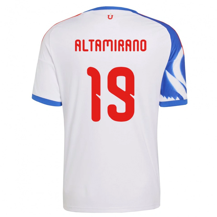 Danxen Women Javier Altamirano #19 White Navy Blue Away Jersey 2026/27 T-Shirt