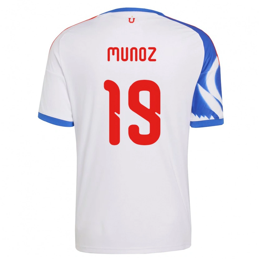 Danxen Women Cristóbal Muñoz #19 White Navy Blue Away Jersey 2026/27 T-Shirt