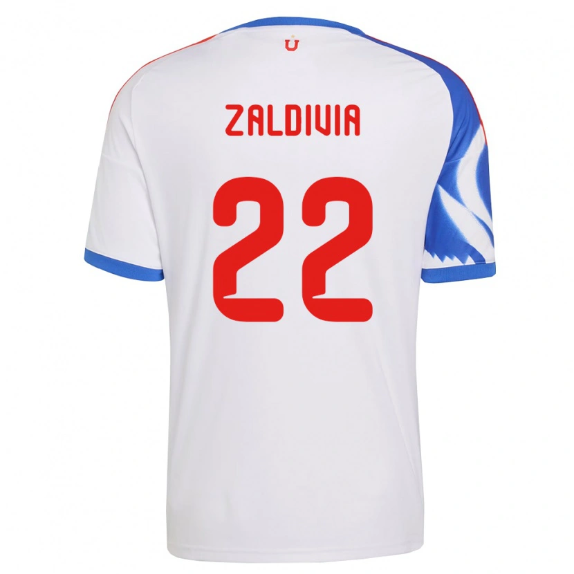Danxen Women Matías Zaldivia #22 White Navy Blue Away Jersey 2026/27 T-Shirt