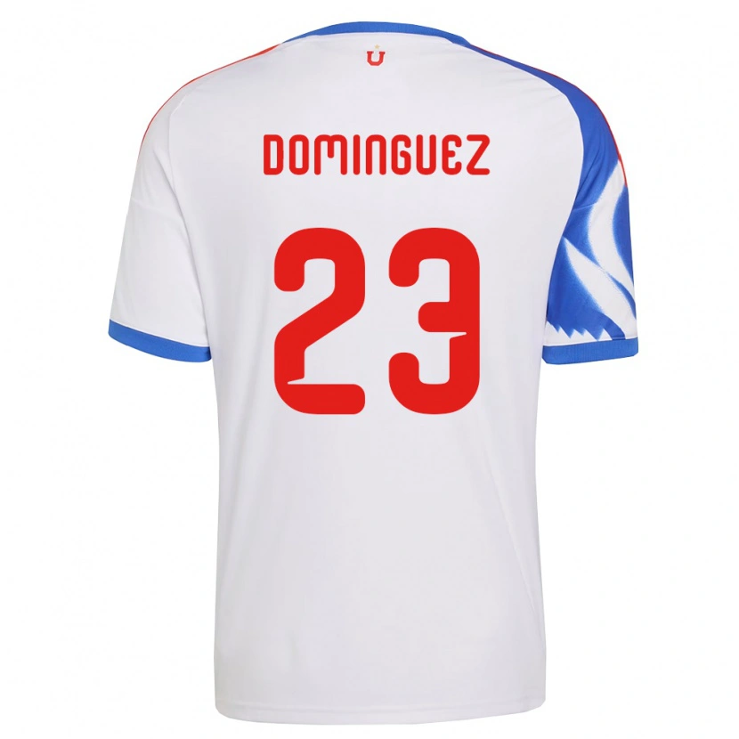 Danxen Women Nery Dominguez #23 White Navy Blue Away Jersey 2026/27 T-Shirt