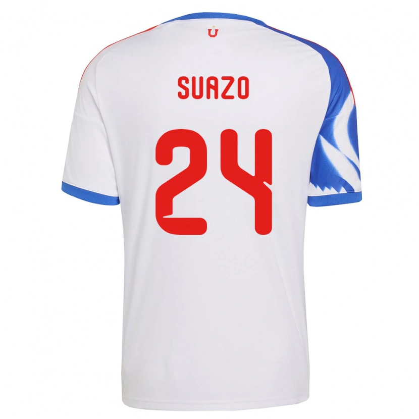 Danxen Women Arantza Suazo #24 White Navy Blue Away Jersey 2026/27 T-Shirt