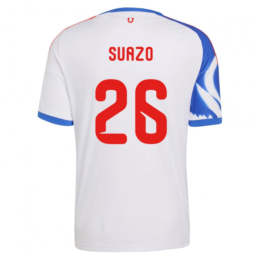 Danxen Women Gretzel Suazo #26 White Navy Blue Away Jersey 2026/27 T-Shirt