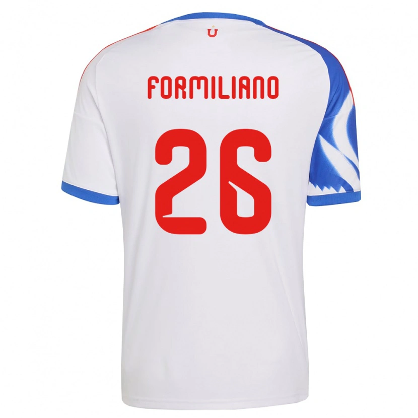 Danxen Women Fabricio Formiliano #26 White Navy Blue Away Jersey 2026/27 T-Shirt