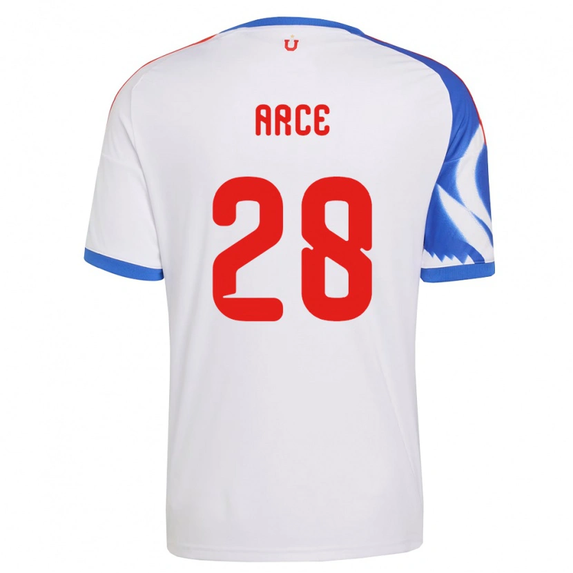 Danxen Women Agustín Arce #28 White Navy Blue Away Jersey 2026/27 T-Shirt