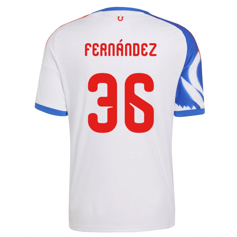 Danxen Women Franco Fernández #36 White Navy Blue Away Jersey 2026/27 T-Shirt