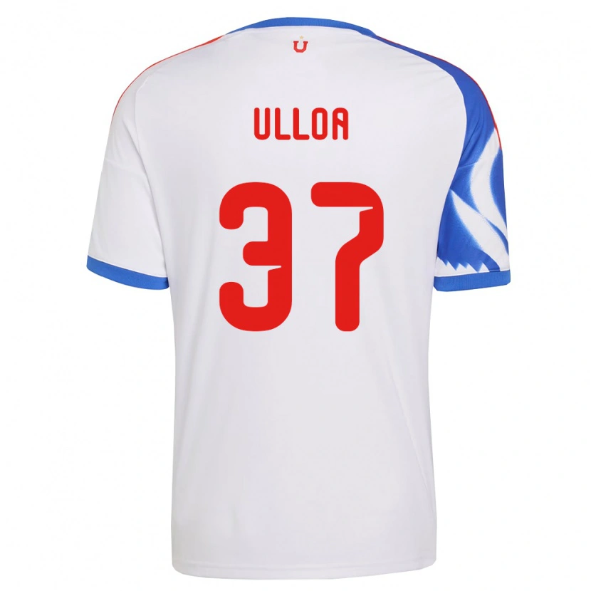 Danxen Women Cristóbal Ulloa #37 White Navy Blue Away Jersey 2026/27 T-Shirt