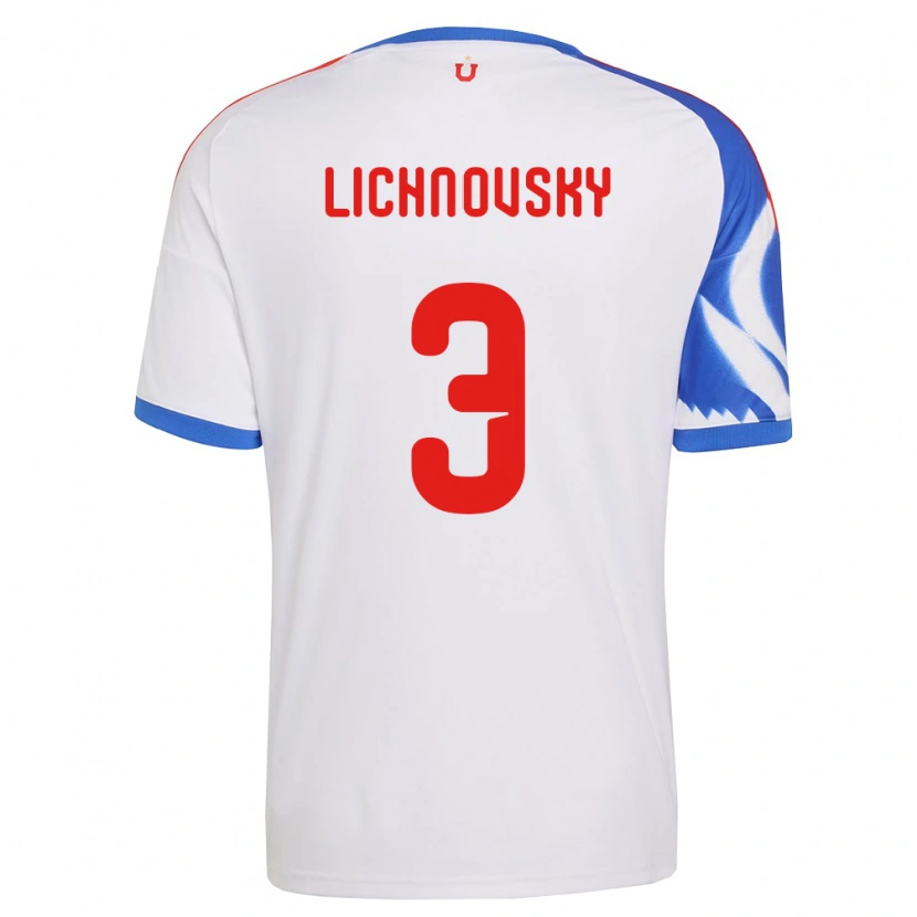 Danxen Women Igor Lichnovsky #3 White Navy Blue Away Jersey 2026/27 T-Shirt