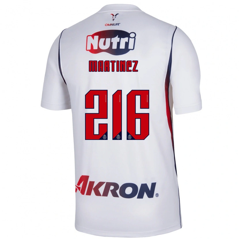 Danxen Women Isaac Martínez #216 Red White Navy Blue Away Jersey 2026/27 T-Shirt