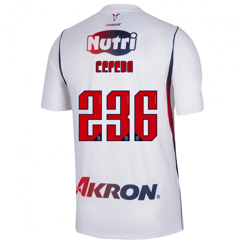 Danxen Women Leonardo Cepeda #236 Red White Navy Blue Away Jersey 2026/27 T-Shirt