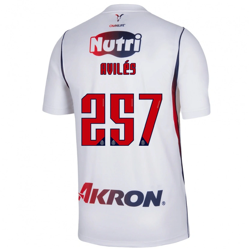 Danxen Women Emmanuel Avilés #257 Red White Navy Blue Away Jersey 2026/27 T-Shirt