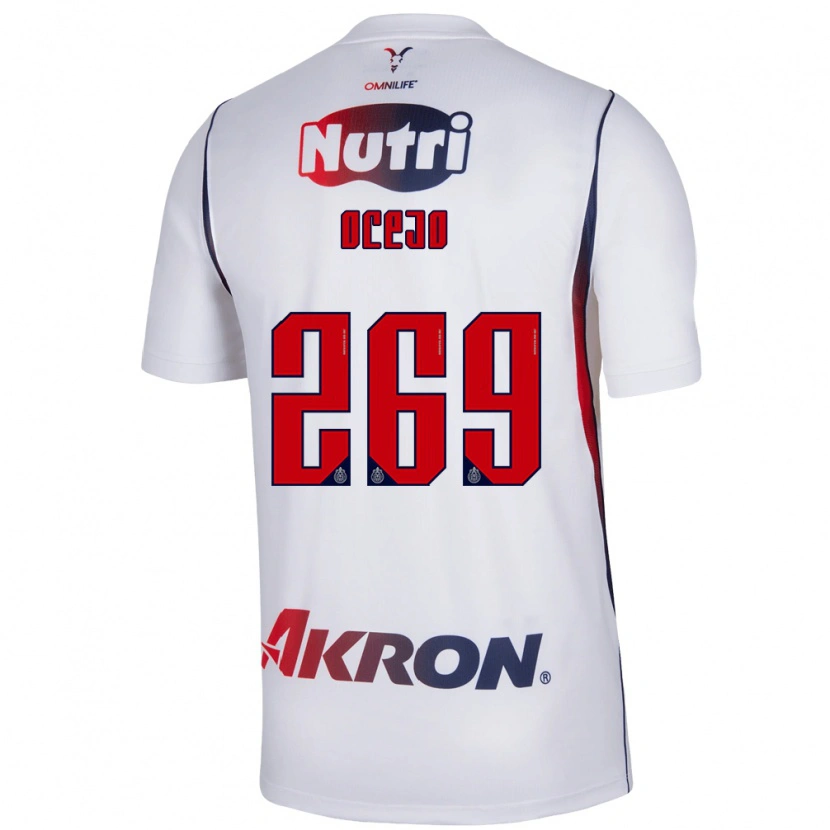 Danxen Women Kevin Ocejo #269 Red White Navy Blue Away Jersey 2026/27 T-Shirt