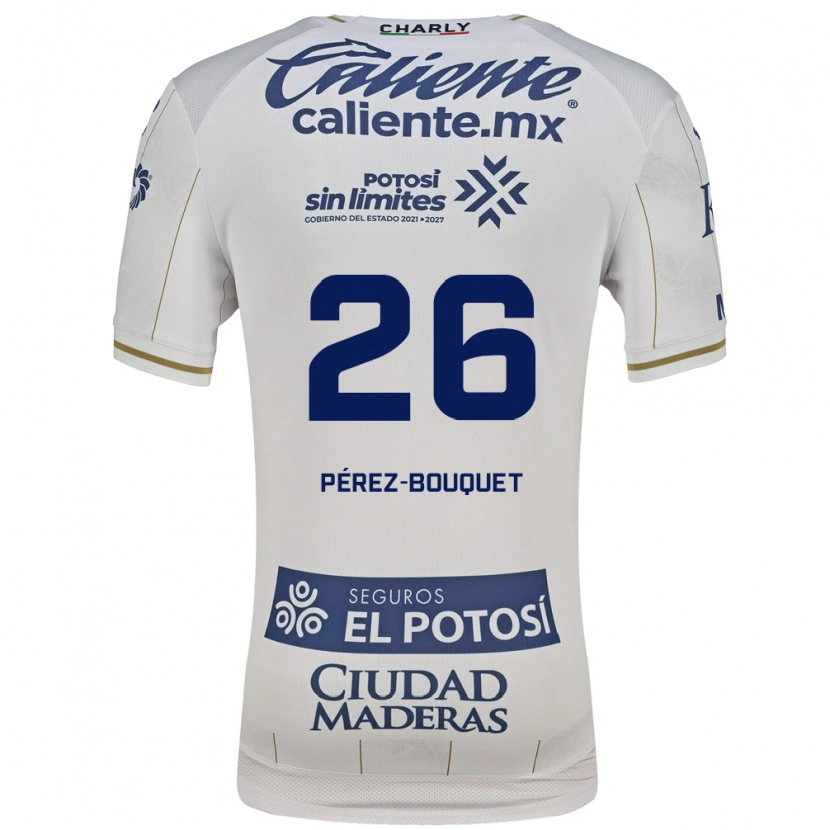 Danxen Women Sebastián Pérez-Bouquet #26 White Blue Away Jersey 2026/27 T-Shirt