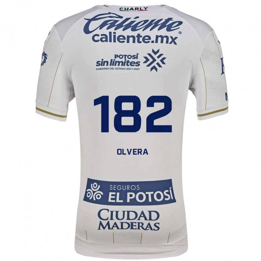 Danxen Women Artemio Olvera #182 White Blue Away Jersey 2026/27 T-Shirt