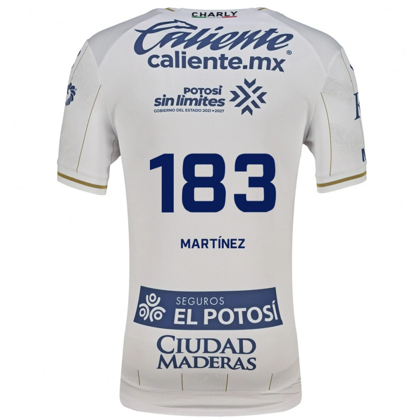 Danxen Women Fabio Martínez #183 White Blue Away Jersey 2026/27 T-Shirt