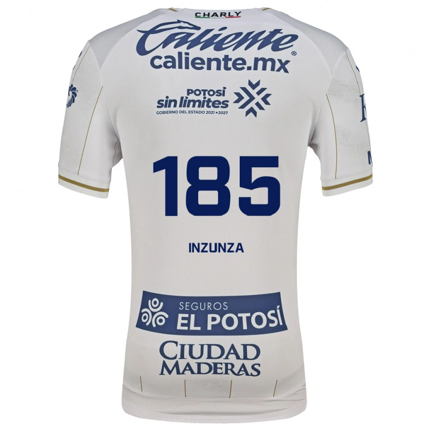 Danxen Women Jesús Inzunza #185 White Blue Away Jersey 2026/27 T-Shirt