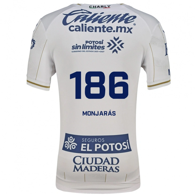 Danxen Women Christopher Monjarás #186 White Blue Away Jersey 2026/27 T-Shirt