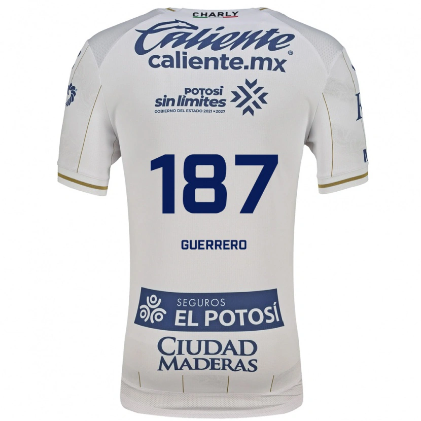 Danxen Women Javier Guerrero #187 White Blue Away Jersey 2026/27 T-Shirt