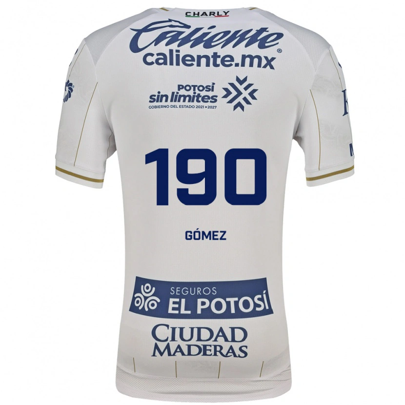Danxen Women Bruno Gómez #190 White Blue Away Jersey 2026/27 T-Shirt