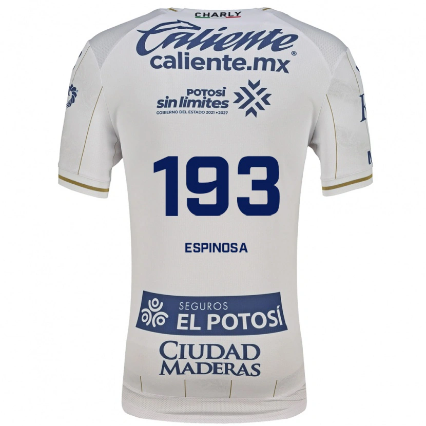 Danxen Women Erick Espinosa #193 White Blue Away Jersey 2026/27 T-Shirt