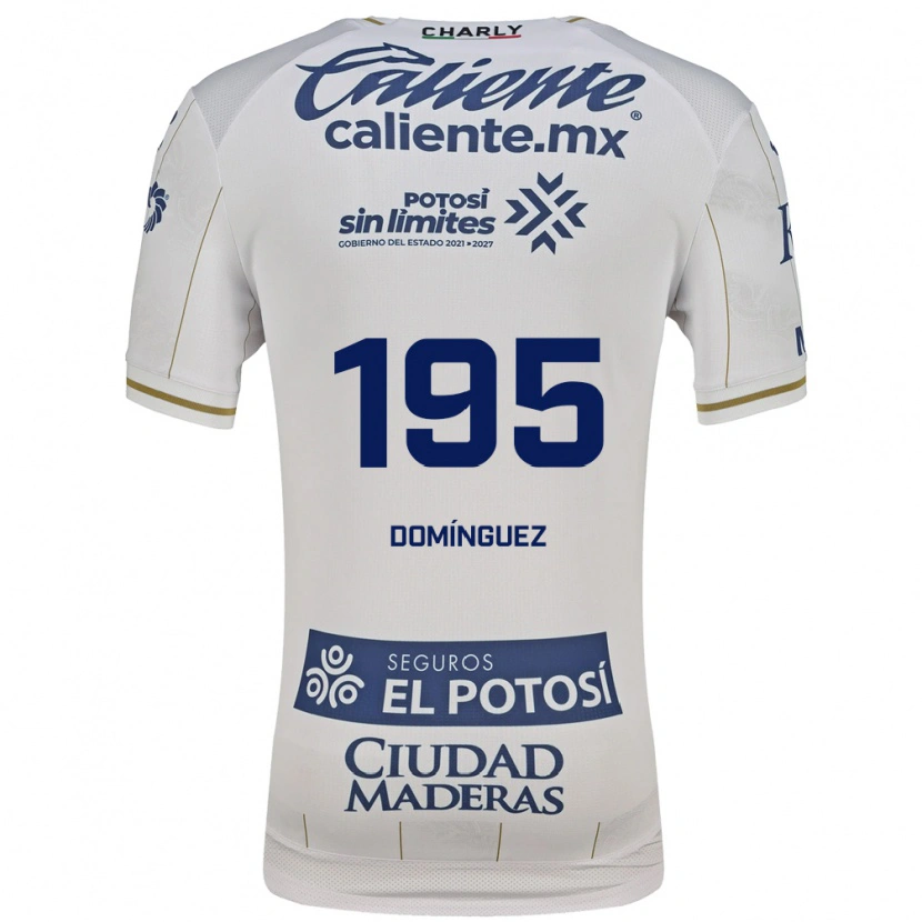 Danxen Women Iván Domínguez #195 White Blue Away Jersey 2026/27 T-Shirt