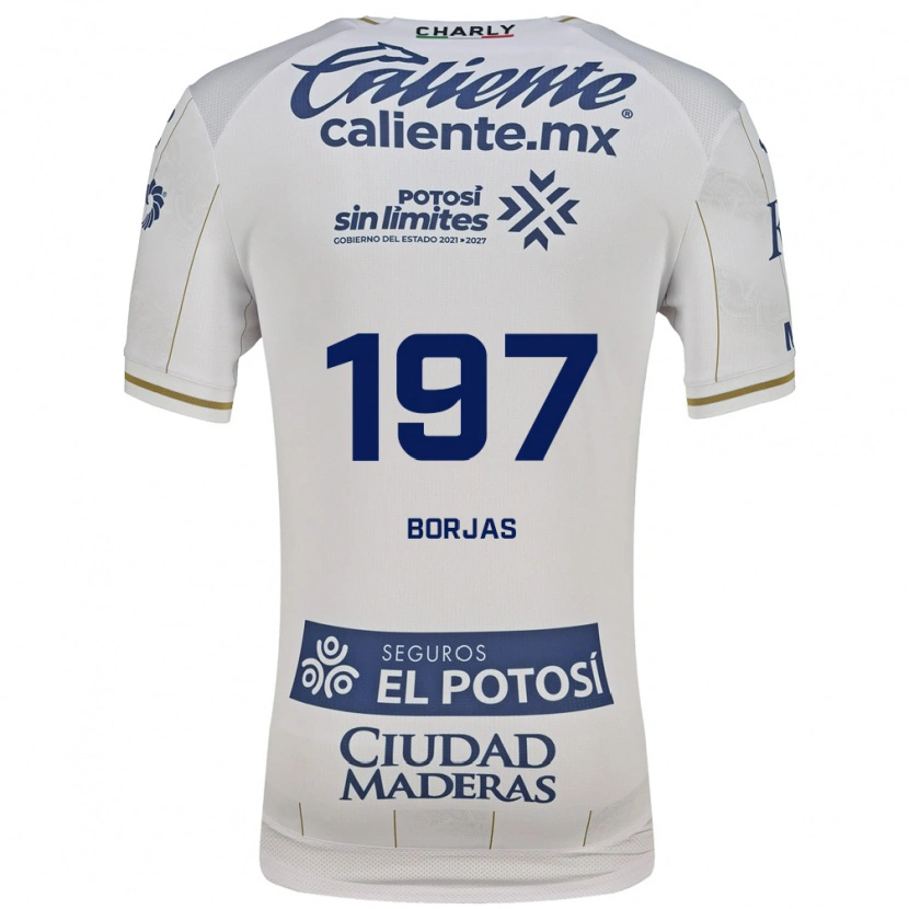 Danxen Women Jesús Borjas #197 White Blue Away Jersey 2026/27 T-Shirt