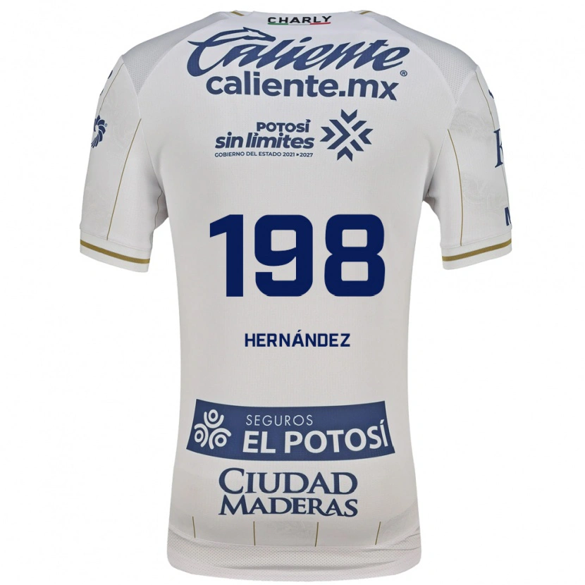 Danxen Women Juan Hernández #198 White Blue Away Jersey 2026/27 T-Shirt