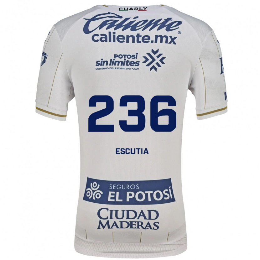 Danxen Women Ángel Escutia #236 White Blue Away Jersey 2026/27 T-Shirt