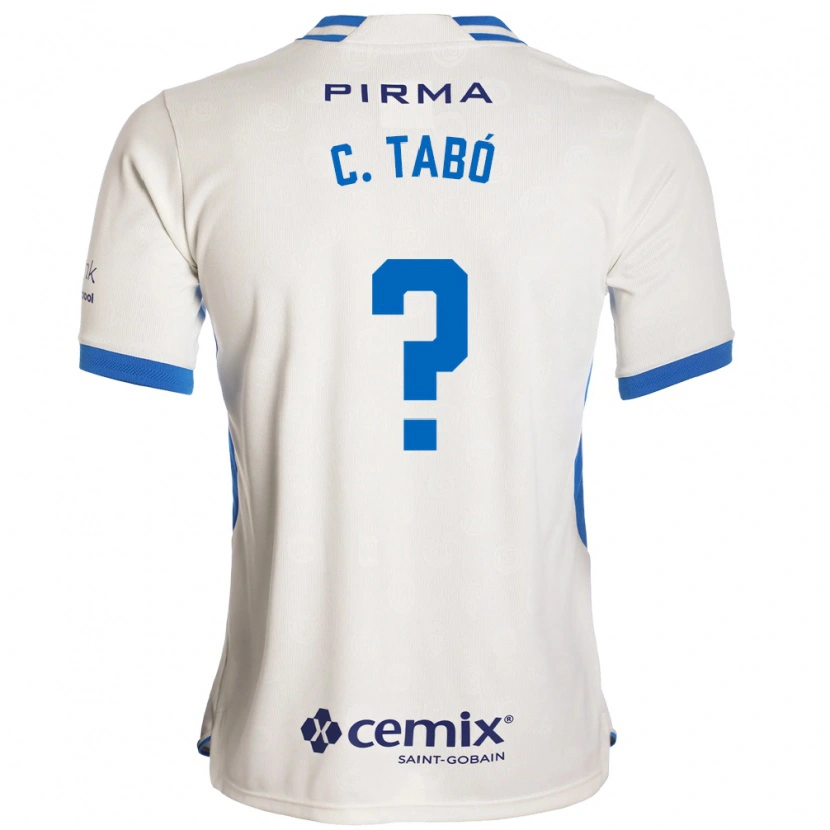 Danxen Women Christian Tabo #0 White Blue Red Away Jersey 2026/27 T-Shirt