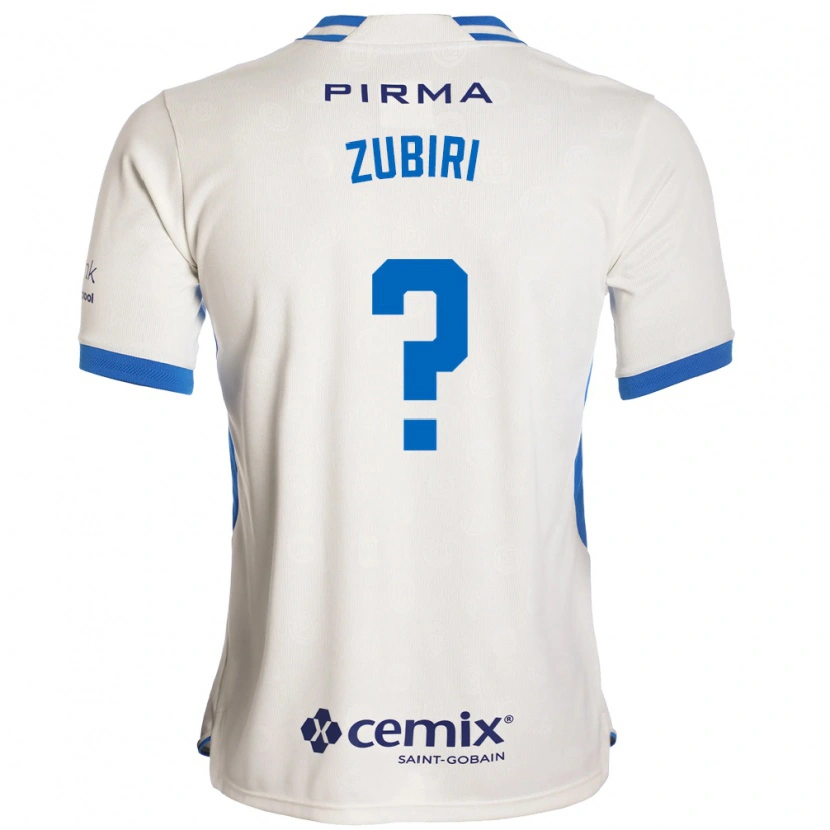 Danxen Women Alan Zubiri #0 White Blue Red Away Jersey 2026/27 T-Shirt