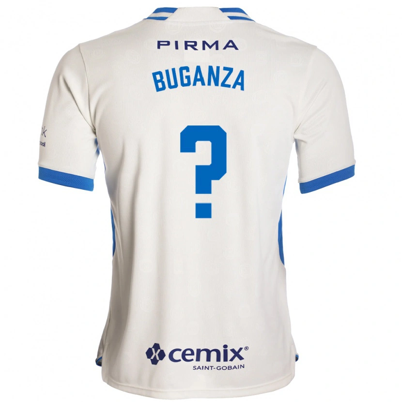 Danxen Women Franco Buganza #0 White Blue Red Away Jersey 2026/27 T-Shirt