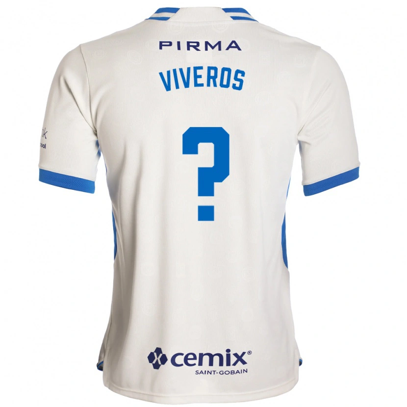 Danxen Women Axel Viveros #0 White Blue Red Away Jersey 2026/27 T-Shirt