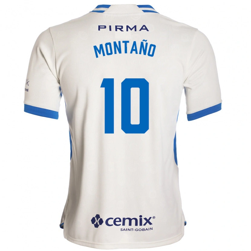 Danxen Women Andrés Montaño #10 White Blue Red Away Jersey 2026/27 T-Shirt