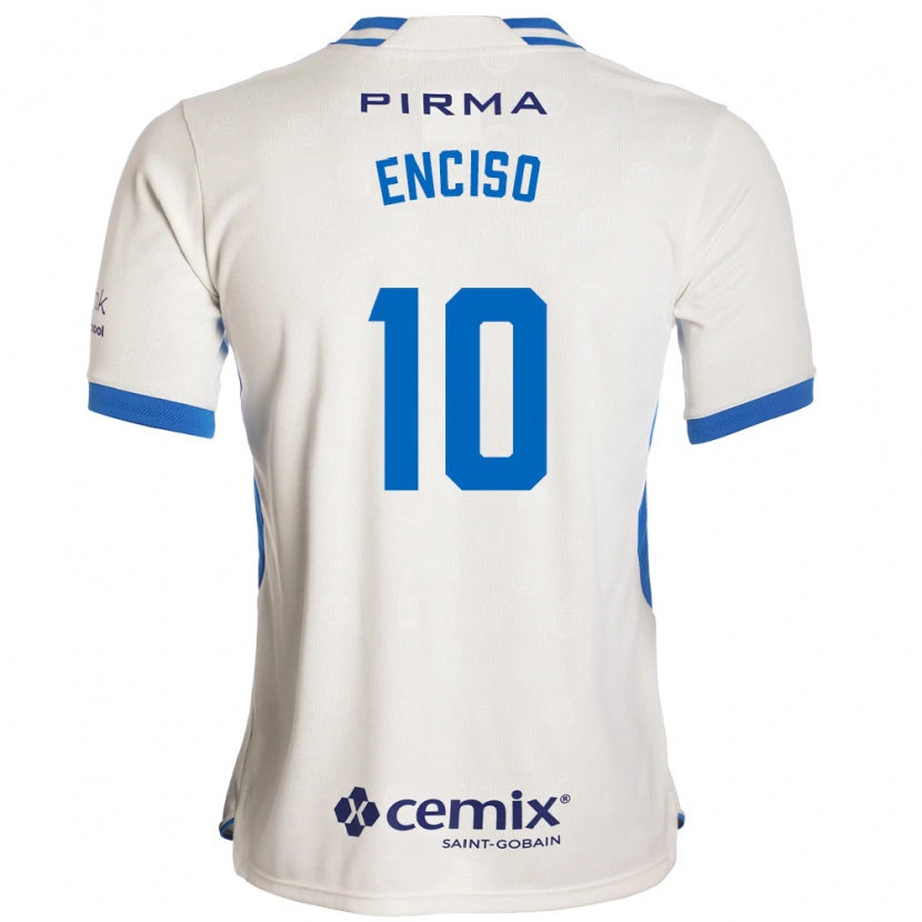 Danxen Women Martha Enciso #10 White Blue Red Away Jersey 2026/27 T-Shirt