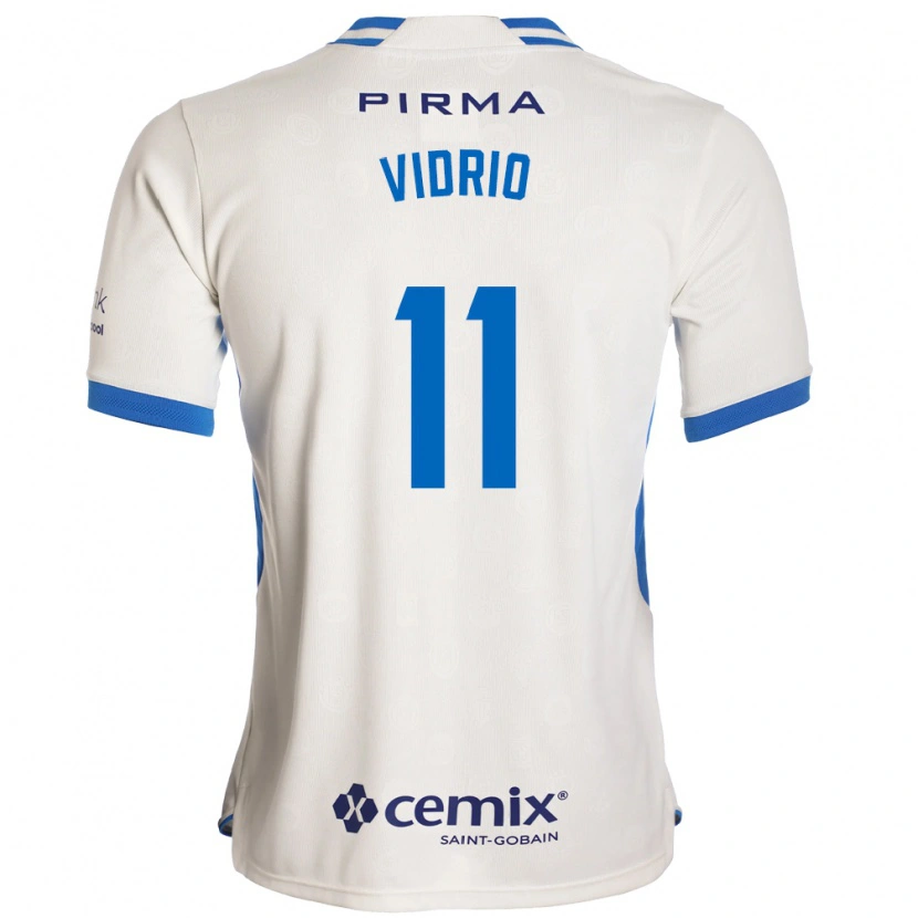 Danxen Women Nailea Vidrio #11 White Blue Red Away Jersey 2026/27 T-Shirt