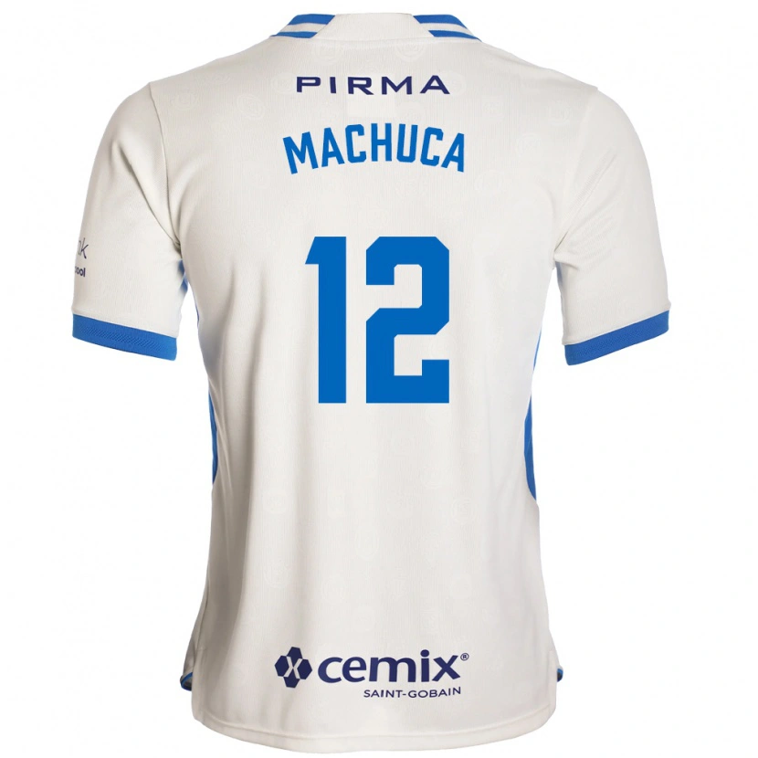 Danxen Women Gabriela Machuca #12 White Blue Red Away Jersey 2026/27 T-Shirt