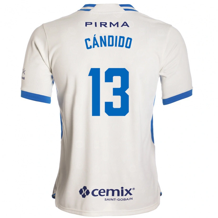 Danxen Women Camilo Cándido #13 White Blue Red Away Jersey 2026/27 T-Shirt