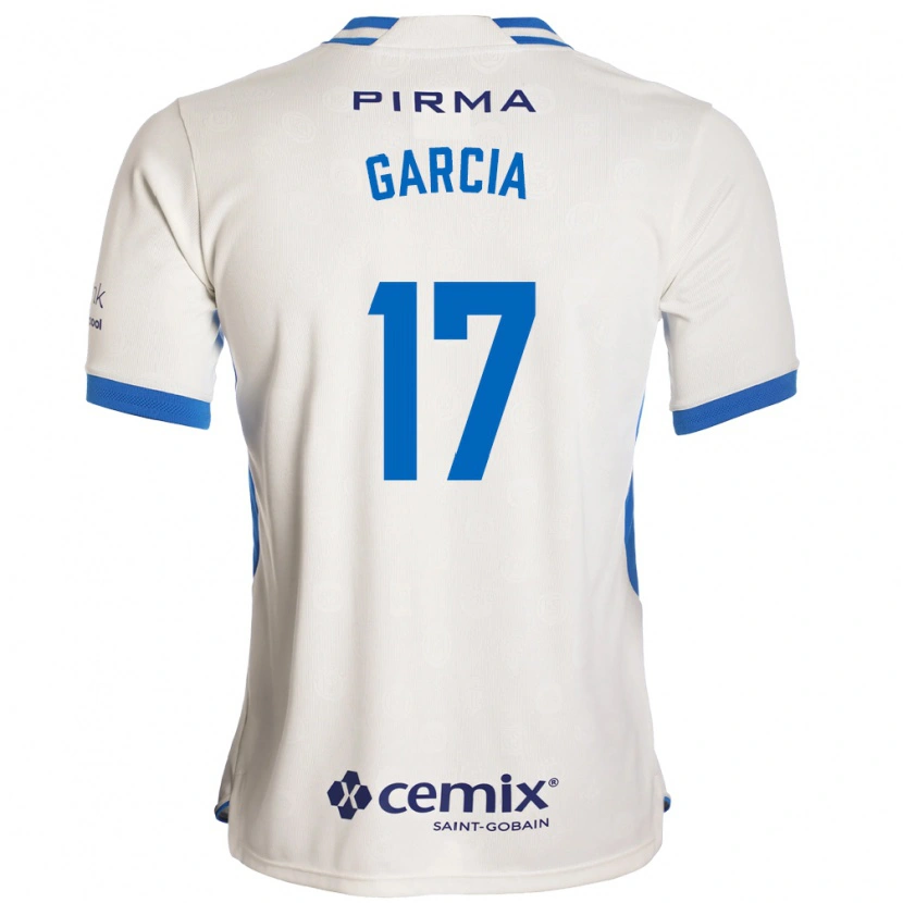 Danxen Women Amaury García #17 White Blue Red Away Jersey 2026/27 T-Shirt