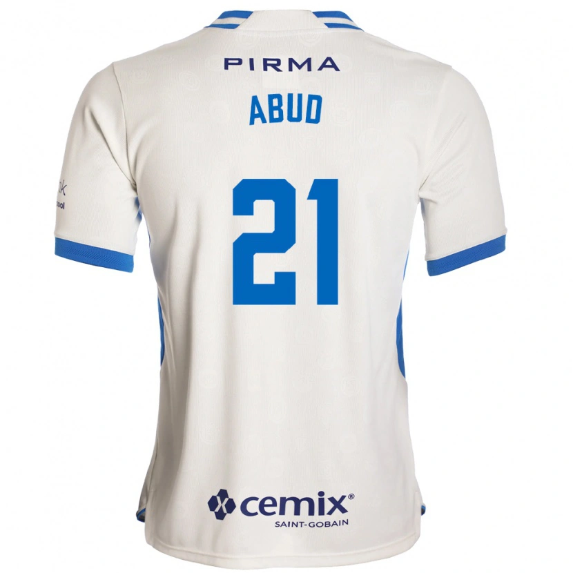 Danxen Women Karime Abud #21 White Blue Red Away Jersey 2026/27 T-Shirt