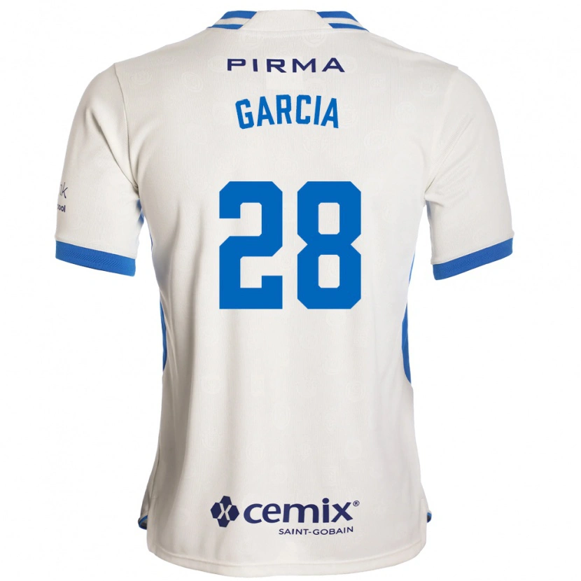 Danxen Women Ana Garcia #28 White Blue Red Away Jersey 2026/27 T-Shirt