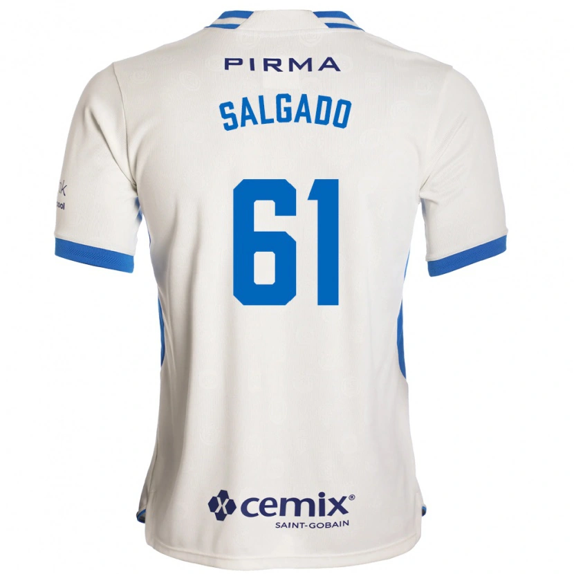 Danxen Women Bruno Salgado #61 White Blue Red Away Jersey 2026/27 T-Shirt