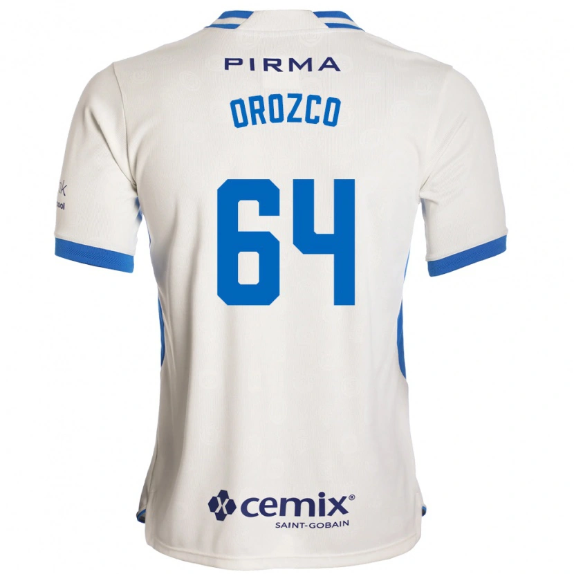 Danxen Women Fabrizzio Orozco #64 White Blue Red Away Jersey 2026/27 T-Shirt